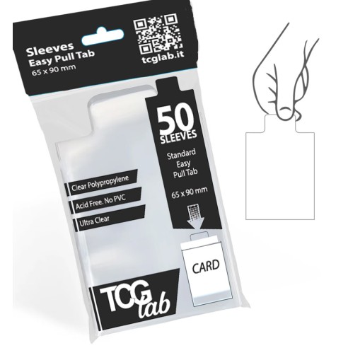 Bustine Protettive Easy Pull Tab - Ultra Clear - 50 micron
