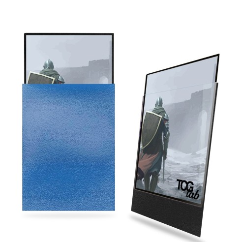 100 Bustine Protettive Standard - Matte Ultra Clear - Blu