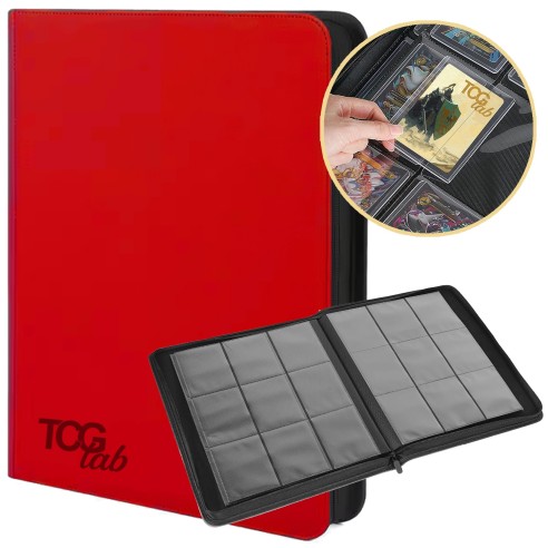 Album per Toploader a 9 Tasche (252 toploader) - Rosso