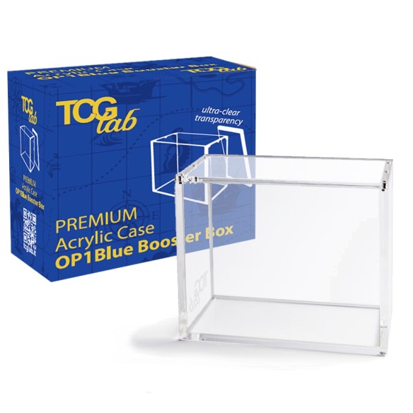 Premium Case Protettivo per OP1 Blue Bottom Booster Box Magnetico in Plexiglass