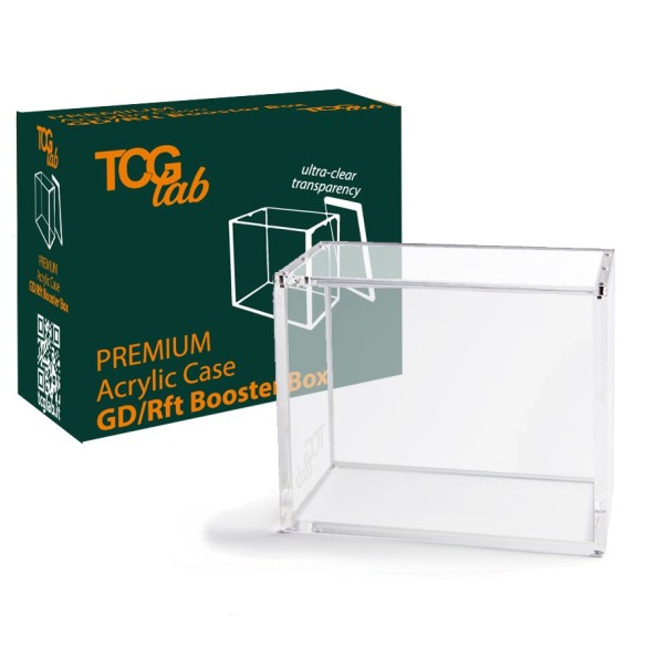 Premium Case Protettivo per Riftbound o Gundam Booster Box Magnetico in Plexiglass