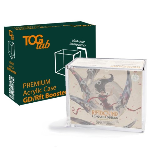 Premium Case Protettivo per Riftbound o Gundam Booster Box Magnetico in Plexiglass