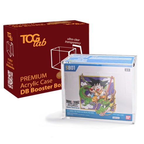 Premium Case Protettivo per Dragon Ball Booster Box Magnetico in Plexiglass