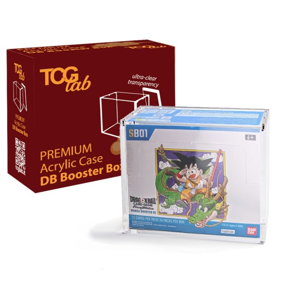 Premium Case Protettivo per Dragon Ball Booster Box Magnetico in Plexiglass