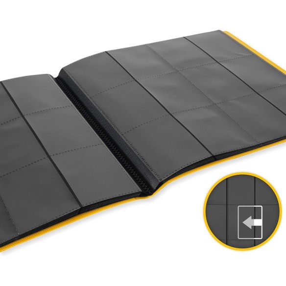 Raccoglitore a 12 Tasche (480 carte) - Giallo