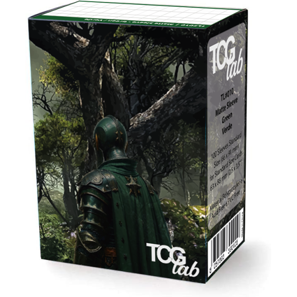 100 Bustine Protettive Standard - Matte Ultra Clear - Verde