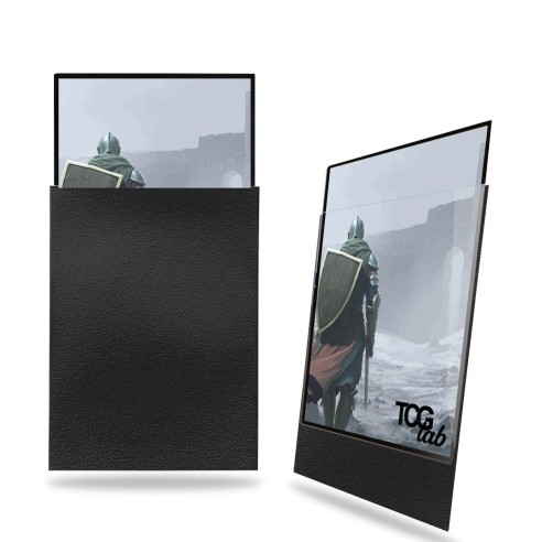 100 Bustine Protettive Standard - Matte Ultra Clear - Nero